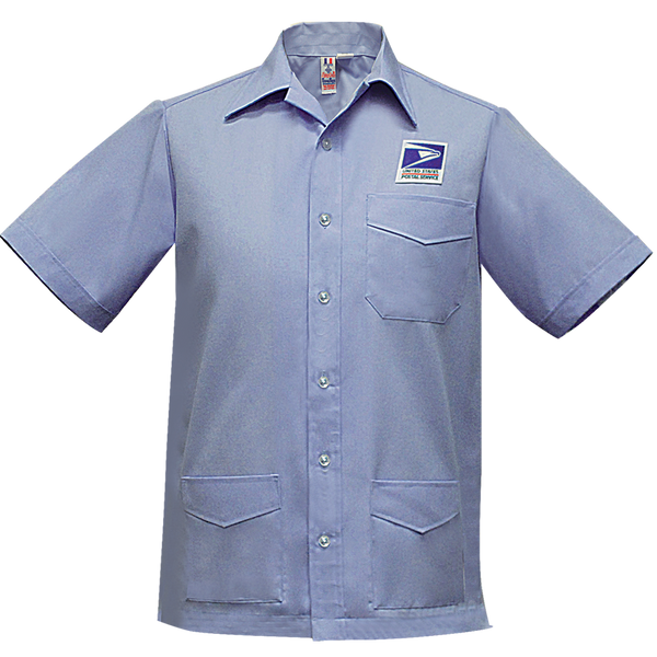 Mens best value long sleeve uniform work shirt with chest pocket