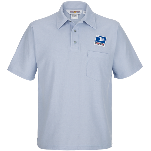 USPS Throwback Letter Carrier Pinstriped Postal Shirt Uniform Flying sale Cross Mens